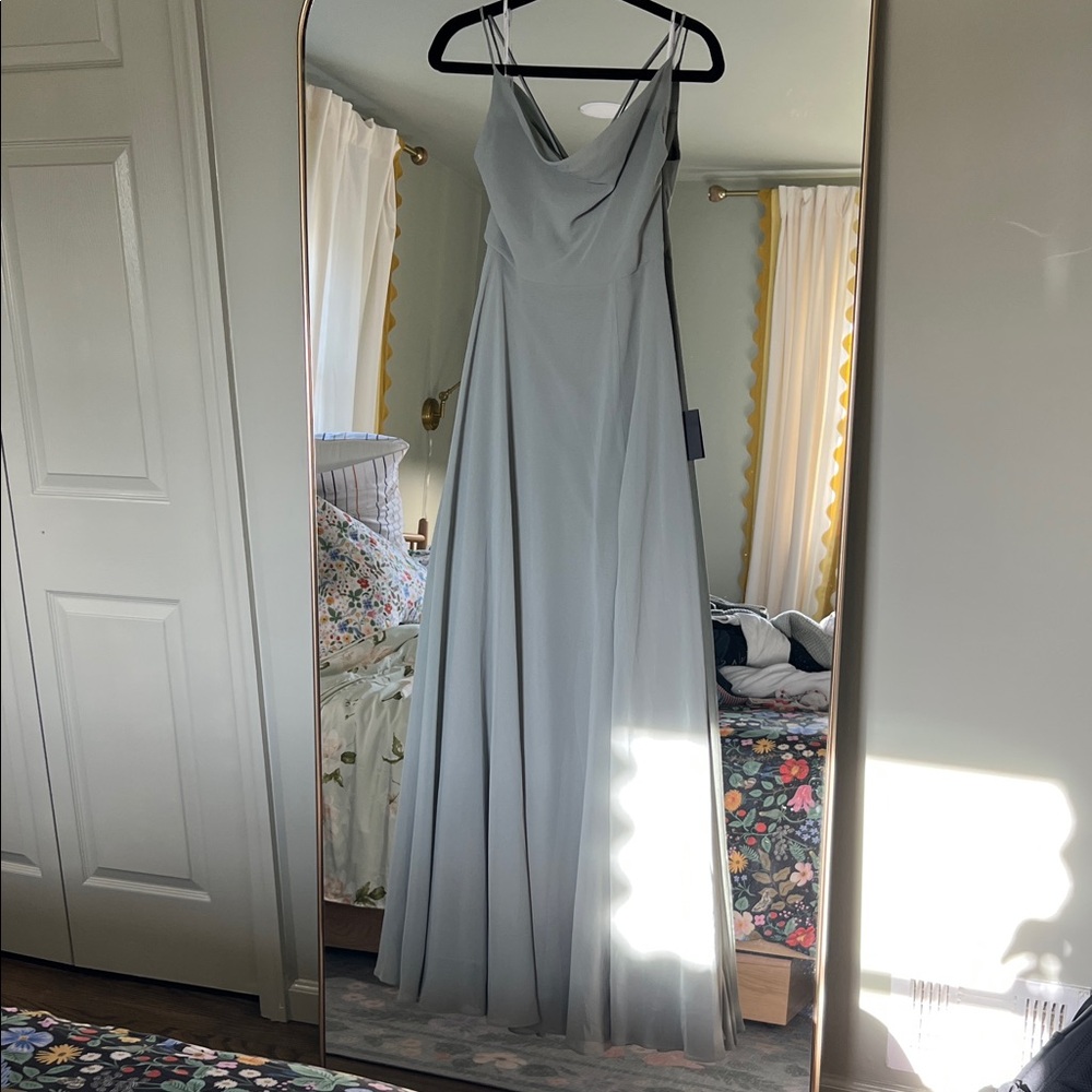 Lulu's Sage Green Maxi Dress